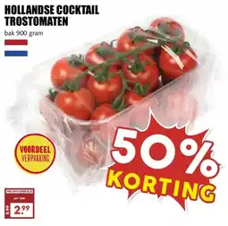 MCD Supermarkt HOLLANDSE COCKTAIL TROSTOMATEN aanbieding