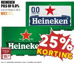 MCD Supermarkt HEINEKEN PILS OF 0.0% aanbieding