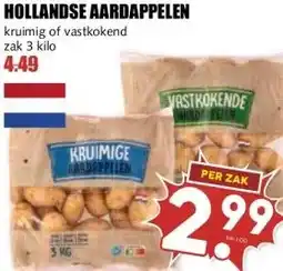 MCD Supermarkt HOLLANDSE AARDAPPELEN aanbieding