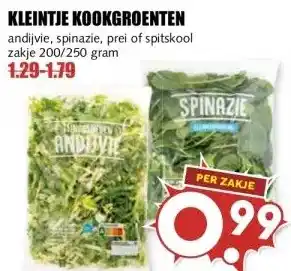 MCD Supermarkt KLEINTJE KOOKGROENTEN aanbieding