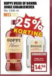 MCD Supermarkt HOPPE VIEUX OF BOKMA JONGE GRAANJENEVER aanbieding