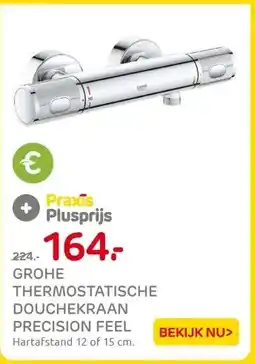 Praxis GROHE THERMOSTATISCHE DOUCHEKRAAN PRECISION FEEL aanbieding