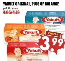 MCD Supermarkt YAKULT ORIGINAL, PLUS OF BALANCE aanbieding