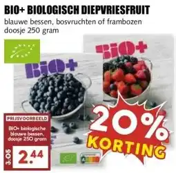 MCD Supermarkt BIO+ BIOLOGISCH DIEPVRIESFRUIT aanbieding
