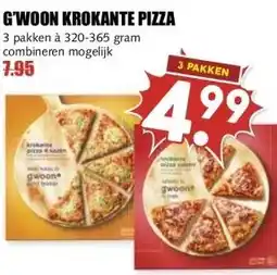 MCD Supermarkt G'WOON KROKANTE PIZZA aanbieding