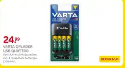 Praxis VARTA OPLADER USB QUATTRO aanbieding