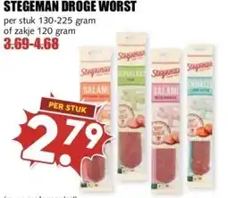 MCD Supermarkt STEGEMAN DROGE WORST aanbieding