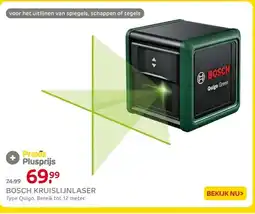 Praxis BOSCH KRUISLIJNLASER aanbieding