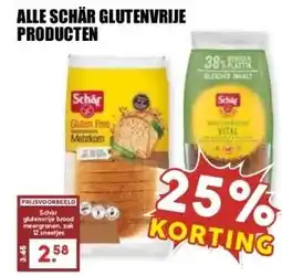 MCD Supermarkt ALLE SCHÄR GLUTENVRIJE PRODUCTEN aanbieding