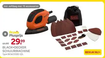 Praxis BLACK+DECKER SCHUURMACHINE aanbieding
