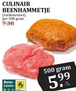 MCD Supermarkt CULINAIR BEENHAMMETJE aanbieding