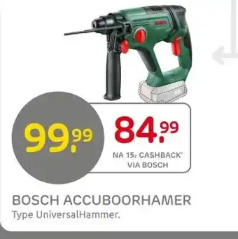 Praxis BOSCH ACCUBOORHAMER aanbieding