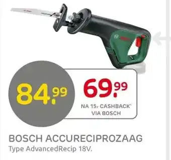 Praxis BOSCH ACCURECIPROZAAG aanbieding