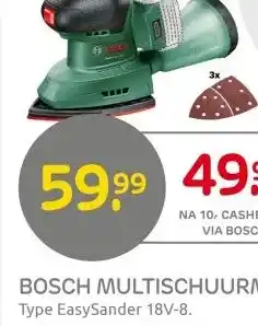 Praxis BOSCH MULTISCHUURMACHINE aanbieding