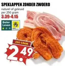 MCD Supermarkt SPEKLAPPEN ZONDER ZWOERD aanbieding