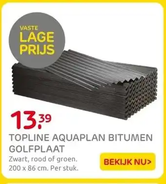 Praxis TOPLINE AQUAPLAN BITUMEN GOLFPLAAT aanbieding