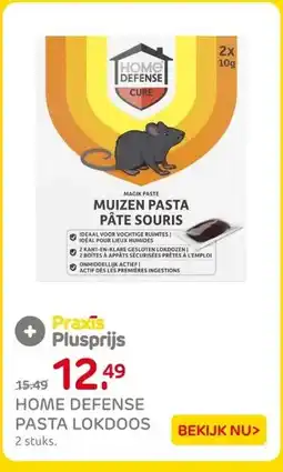 Praxis HOME DEFENSE PASTA LOKDOOS aanbieding