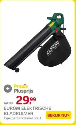 Praxis EUROM ELEKTRISCHE BLADRUIMER aanbieding