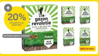 Praxis Pokon gazon revolutie aanbieding