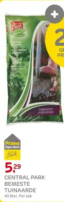 Praxis CENTRAL PARK BEMESTE TUINAARDE aanbieding