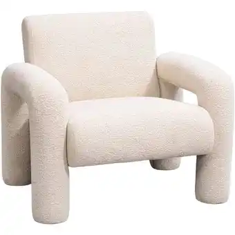 Leen Bakker Fauteuil Puck - crème aanbieding