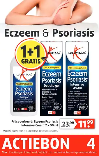 Lucovitaal Eczeem & Psoriasis aanbieding