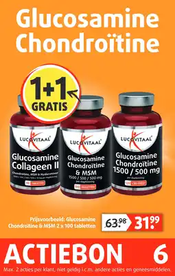 Lucovitaal Glucosamine Chondroïtine aanbieding
