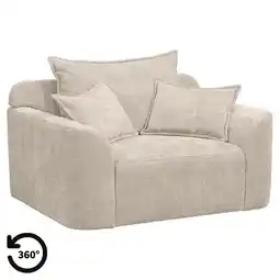 Leen Bakker Loveseat Elsa - stof Eden - beige aanbieding