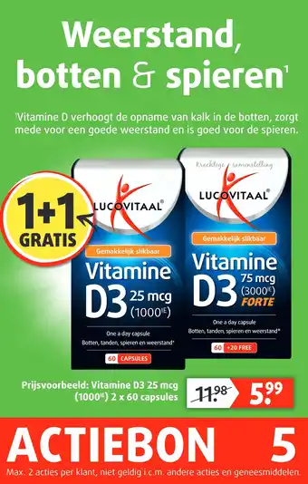 Lucovitaal Weerstand botten & spieren aanbieding