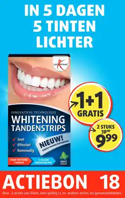 Lucovitaal WHITENING TANDENSTRIPS aanbieding