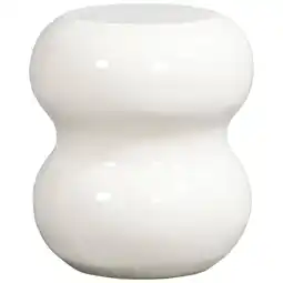 Leen Bakker Bijzettafel Carballo - wit - 44xØ38 cm aanbieding