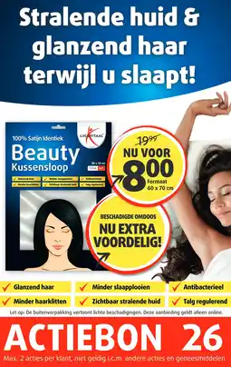 Lucovitaal 100% Satijn Identiek Beauty Kussensloop aanbieding