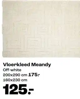Kwantum Vloerkleed Meandy Off-white aanbieding