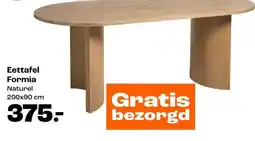 Kwantum Eettafel Formia Naturel aanbieding