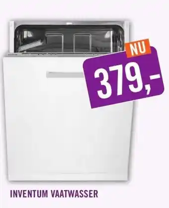 Keukendepot INVENTUM VAATWASSER aanbieding