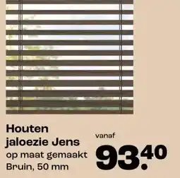 Kwantum Houten jaloezie Jens aanbieding