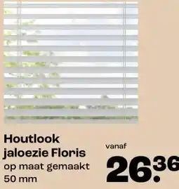 Kwantum Houtlook jaloezie Floris aanbieding
