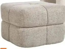 Kwantum Poef Leine Taupe aanbieding