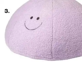 Kwantum Poef Smiley Lila aanbieding