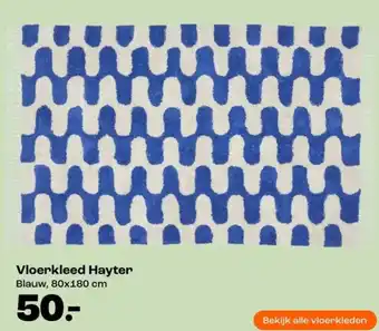 Kwantum Vloerkleed Hayter Blauw aanbieding