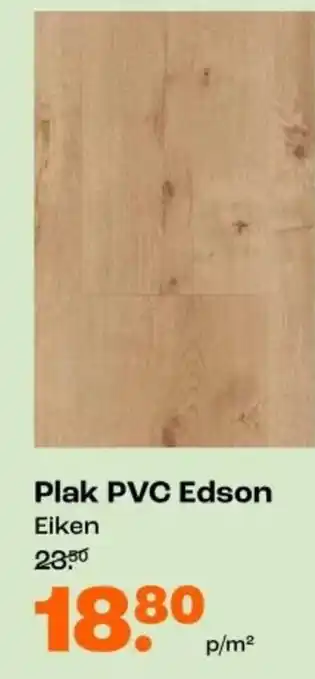 Kwantum Plak PVC Edson Eiken aanbieding