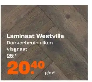 Kwantum Laminaat Westville aanbieding