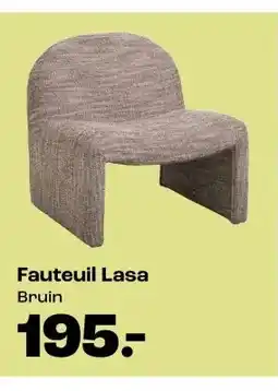 Kwantum Fauteuil Lasa Bruin aanbieding
