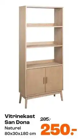 Kwantum Vitrinekast San Dona aanbieding