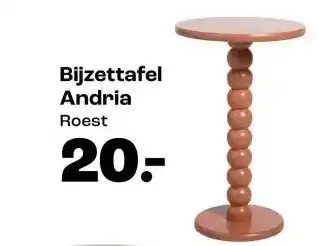 Kwantum Bijzettafel Andria Roest aanbieding