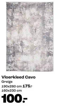 Kwantum Vloerkleed Cavo Greige aanbieding