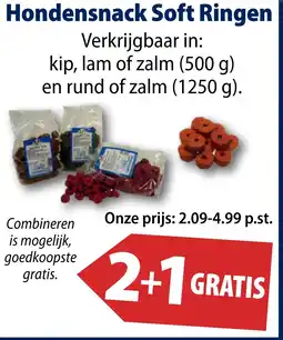 Huisdier Voordeelshop Hondensnack Soft Ringen aanbieding