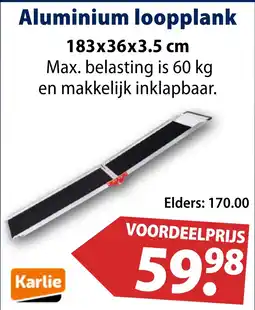 Huisdier Voordeelshop Aluminium loopplank aanbieding
