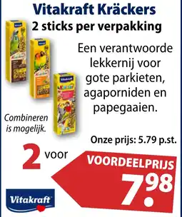 Huisdier Voordeelshop Vitakraft Kräckers aanbieding