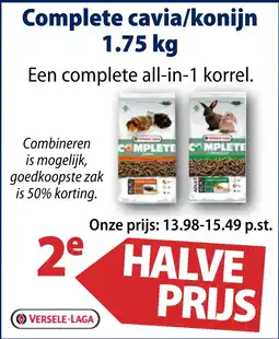 Huisdier Voordeelshop Complete cavia/konijn 1.75 kg aanbieding